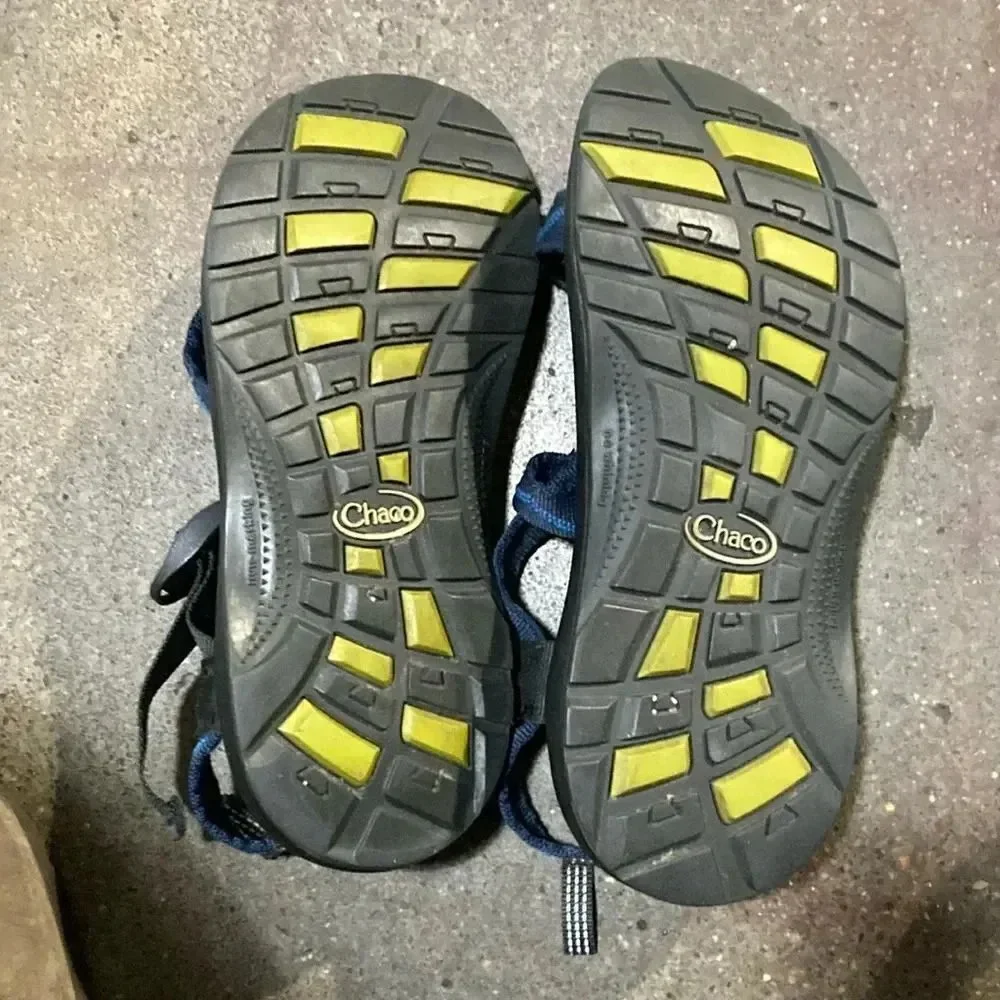 Chaco Black and Blue Sandals